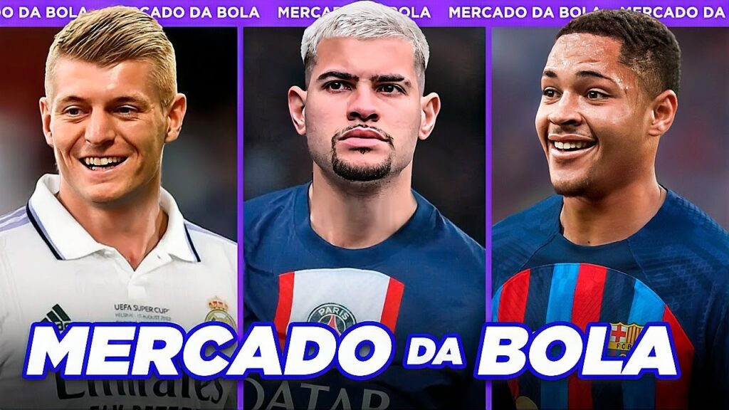 PSG QUER BRUNO GUIMARÃES│KROOS VAI FICAR NO REAL│O FUTURO DE VITOR ROQUE e+ - Mercado da Bola 2023