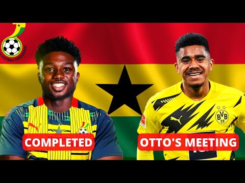 Tariq Lamptey has completed ALL formalities🇬🇭 Otto Addo visits Ansgar Knauff & family.