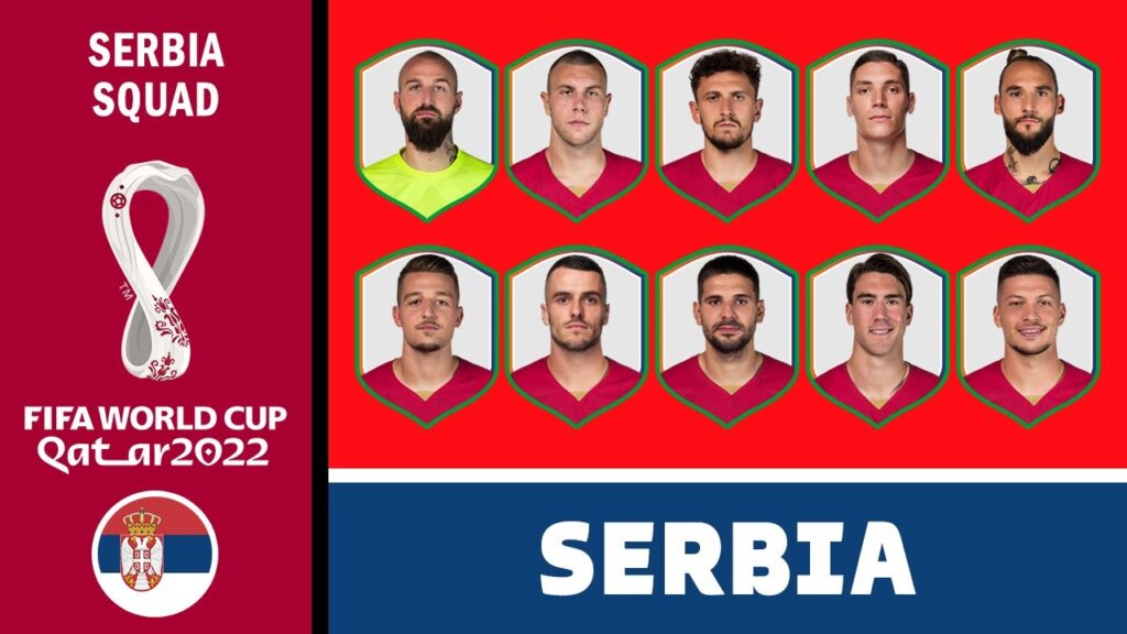 SERBIA SQUAD FIFA WORLD CUP QATAR 2022 - PROVISIONAL SQUAD
