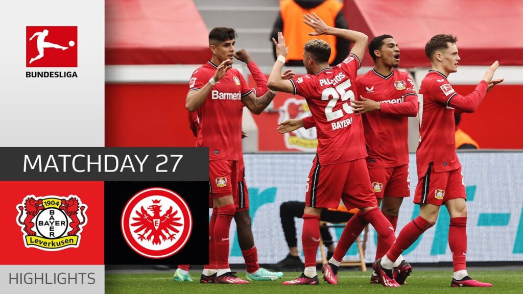 Bayer 04 Leverkusen - Eintracht Frankfurt 3-1 | Highlights | Matchday 27 – Bundesliga 2022/23