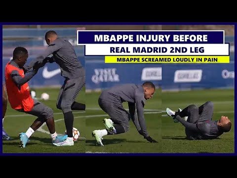 😡 Kylian Mbappe Injured by Idrissa Gueye in Training ahead of Real Madrid Clash!
