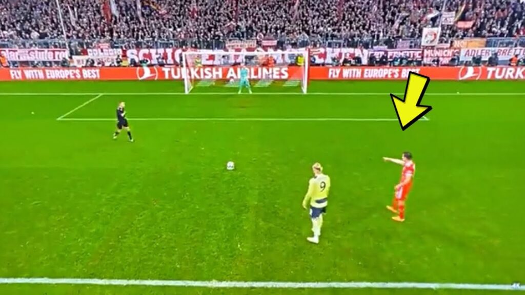 Goretzka Mind Games before Erling Haaland Penalty Miss vs Bayern Munich