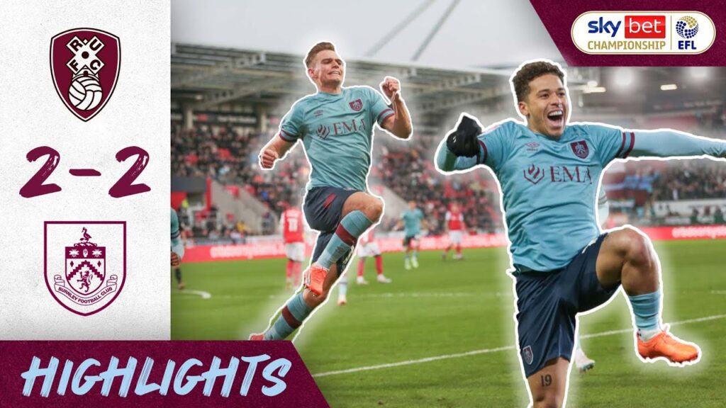 Benson Stunner Cancelled Out 🚫 | HIGHLIGHTS | Rotherham v Burnley