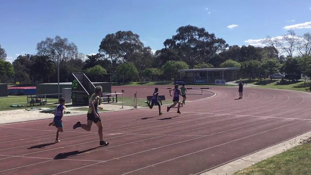 100m - Liam M, D'Artagnan R-B, David M, Fraser P, Mason P, Om P, Taylor S - 13/10/18