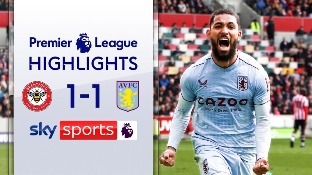Luiz strikes LATE to snatch draw at Bees! ⏱️ | Brentford 1-1 Aston Villa | PL Highlights