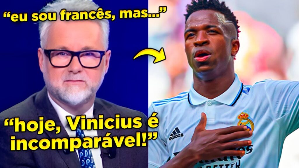 ATÉ OS FRANCESES ADMITIRAM QUE VINICIUS JR. É MELHOR DO QUE MBAPPÉ!! MÍDIA FRANCESA TÁ BOLADA!!!