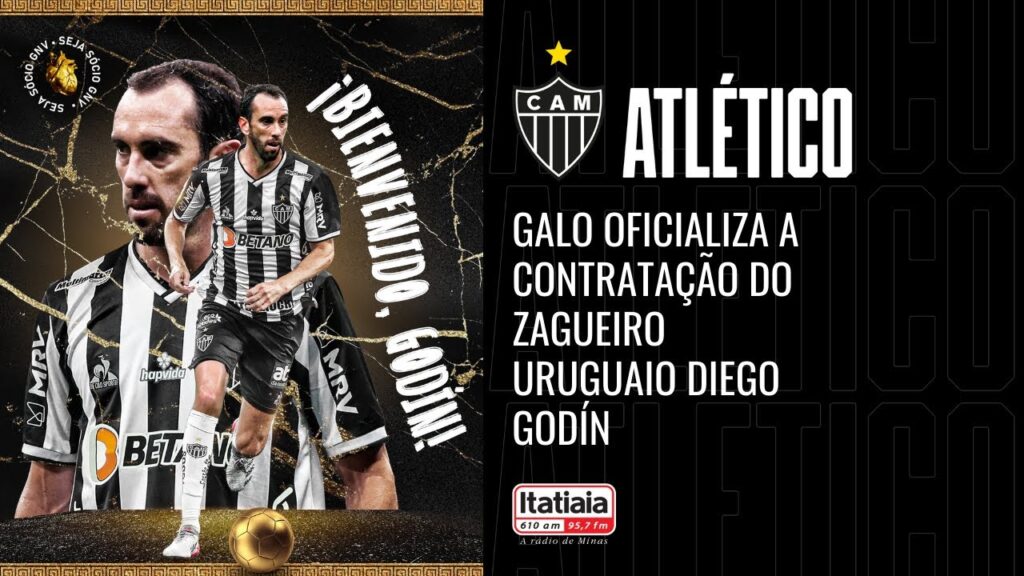 GALO OFICIALIZA A CONTRATAÇÃO DO ZAGUEIRO URUGUAIO DIEGO GODÍN; SAIBA DETALHES COM CLAUDIO REZENDE
