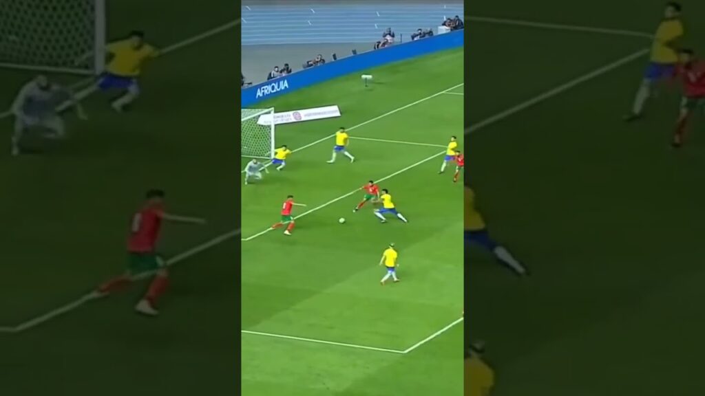 Brazil VS Morocco Friendly Match 2023 Bra 1-2 Mor. Sabiri Goal    #football