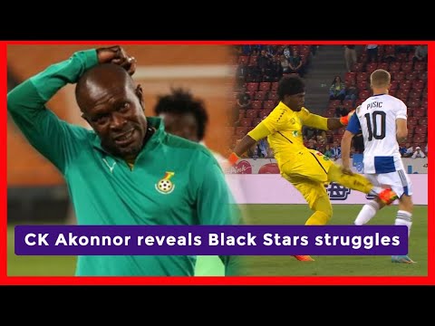 CK AKONNOR ON STRUGGLES AS BLACK STARS COACH, ATI ZIGI 3 MATCH BAN & BLACK PRINCESSES INJURY WOES