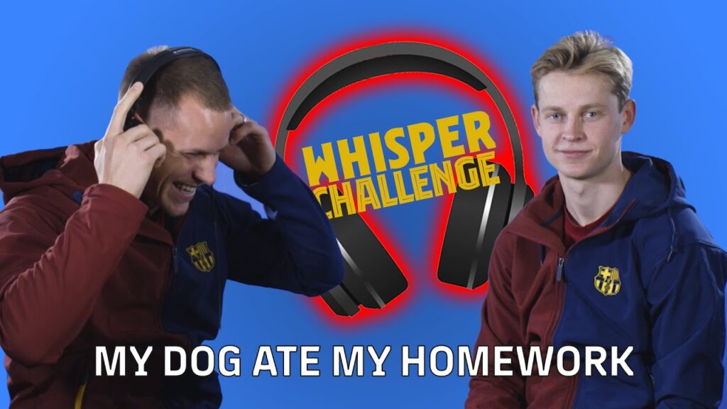 🎧🤣 WHISPER CHALLENGE: TER STEGEN VS DE JONG