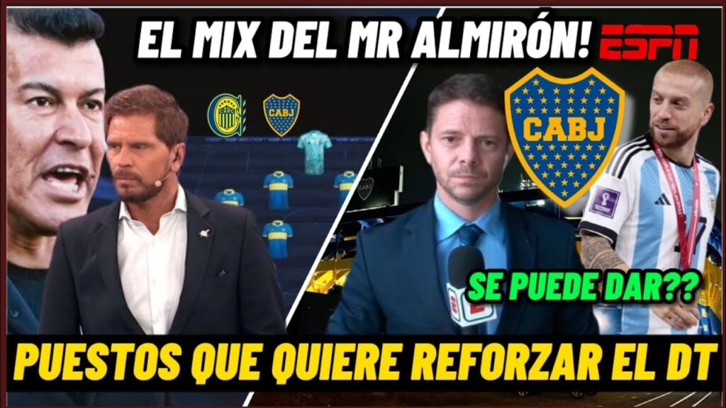 F90:✅️El mix de Boca!!Los puestos que quiere reforzar Almirón!+Papu Gomez puede llegar?