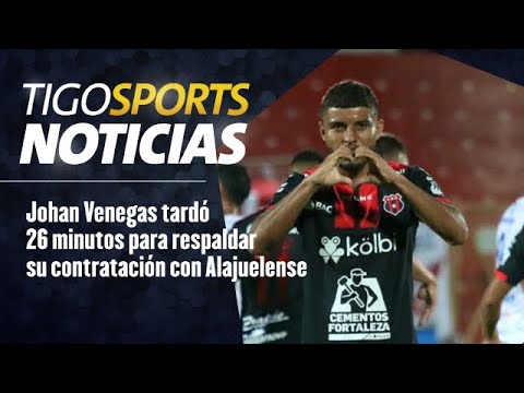 Johan Venegas tardó 26 minutos para respaldar su contratación con Alajuelense.