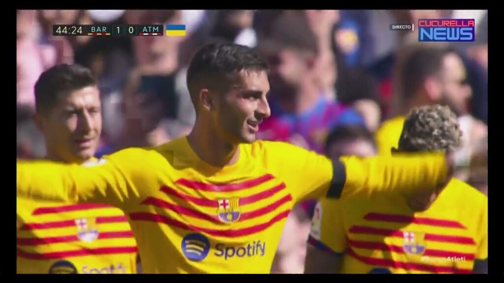 GOL FERRAN TORRES - FC BARCELONA 1 VS ATLETICO DE MADRID 0 - LA LIGA - J30