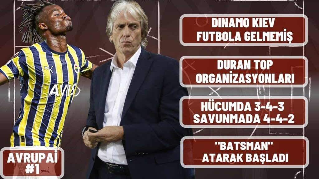 Maç Sonu | Fenerbahçe 2-1 Dinamo Kiev | Michy Batshuayi, Jorge Jesus, Lucescu #golvar