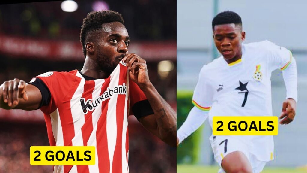 INAKI WILLIAMS SCORES TWO GOALS⚽️🔥⚽️🔥 BENJAMIN TSIVANYO SCORES BRACE⚽️🔥⚽️|| GHANA VS SPAIN (3-2)