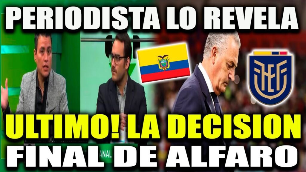 ULTIMO!! PERIODISTA REVELA LA DECISION FINAL DE GUSTAVO ALFARO EN LA TRI