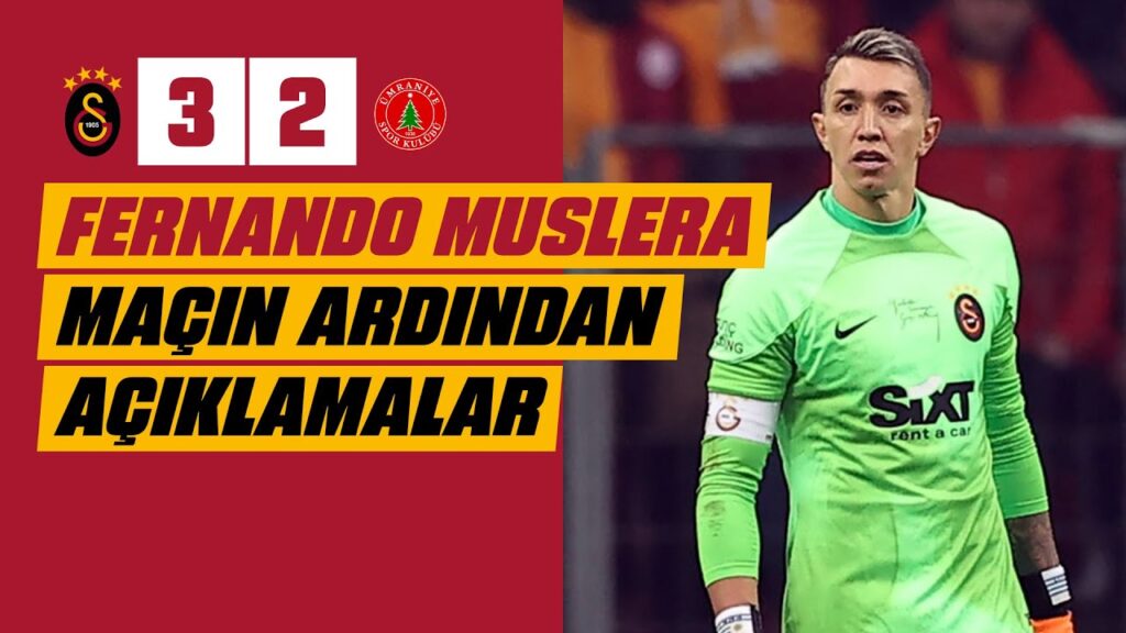 📺 Fernando Muslera'nın maç sonu açıklamaları | #GSvÜMR
