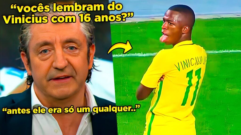 ESPANHÓIS LEMBRAM DE VINICIUS JR. EM 2018 E MOSTRAM COMO FICARAM CHOCADOS COM A EVOLUÇÃO DELE!!