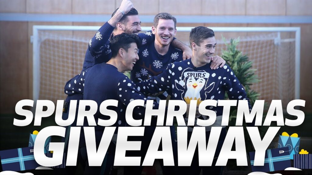 SPURS CHRISTMAS GIVEAWAY | ft. Heung-min Son, Harry Winks, Jan Vertonghen and Paulo Gazzaniga