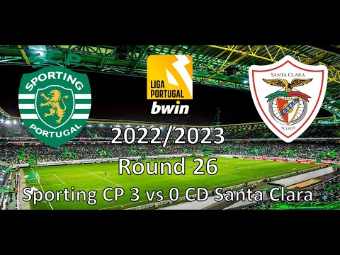 Vlog: Sporting CP 3 vs 0 CD Santa Clara (Liga Portugal Bwin 22/23)