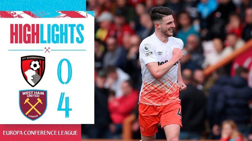 Declan Rice Goal | Bournemouth vs West Ham 0-4 | Highlights | Premier League 22/23