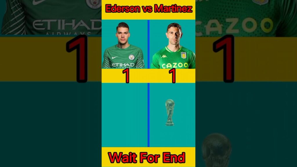 Ederson vs Emiliano Martinez