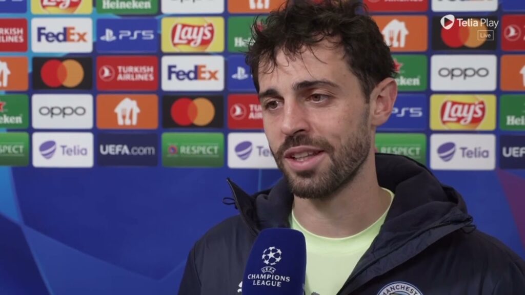 Bernado Silva (EXCLUSIVE) Post Match Interview | Bayern München 1-1 Man City