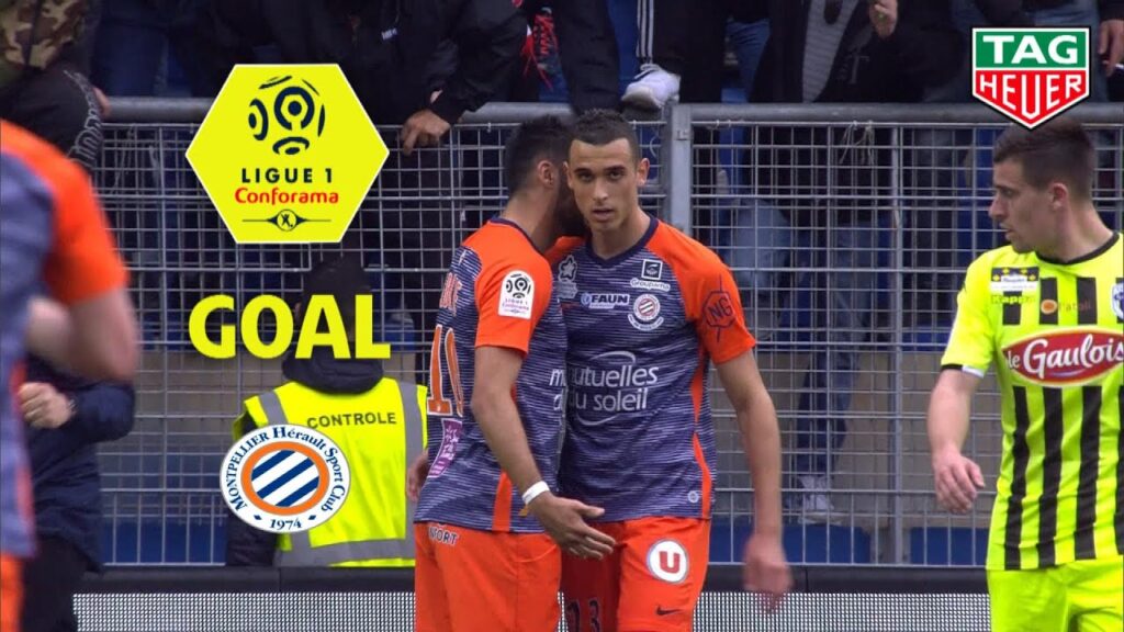 Goal Ellyes SKHIRI (16') / Montpellier Hérault SC - Angers SCO (2-2) (MHSC-SCO) / 2018-19