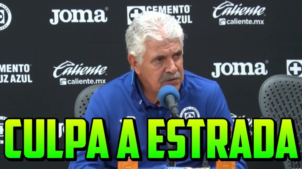 TUNDE A ESTRADA. Tuca le echa la culpa a Michael Estrada de la DERROTA de Cruz Azul ante América