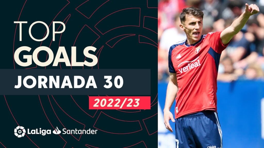 Todos los goles de la jornada 30 de LaLiga Santander 2022/2023