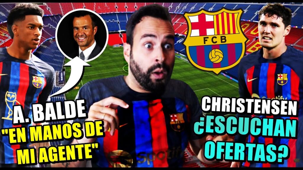 🚨BALDE: "Lo DEJO en MANOS de JORGE MENDES" ¿PREOCUPANTE? - ¿OFERTAS por CHRISTENSEN? XAVI DICE NO