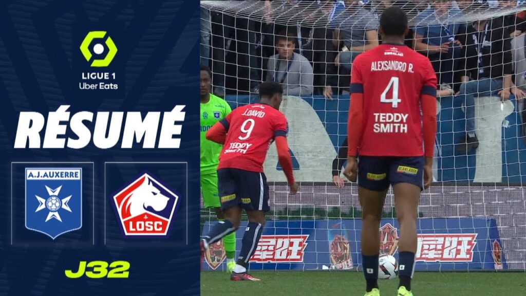 AJ AUXERRE - LOSC LILLE (1 - 1) - Résumé - (AJA - LOSC) / 2022-2023