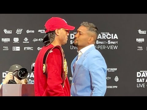 DAVID MORRELL STEPS TO YAMAGUCHI FALCAO! INTENSE FACE OFF AT FINAL PRESS CONFERENCE!