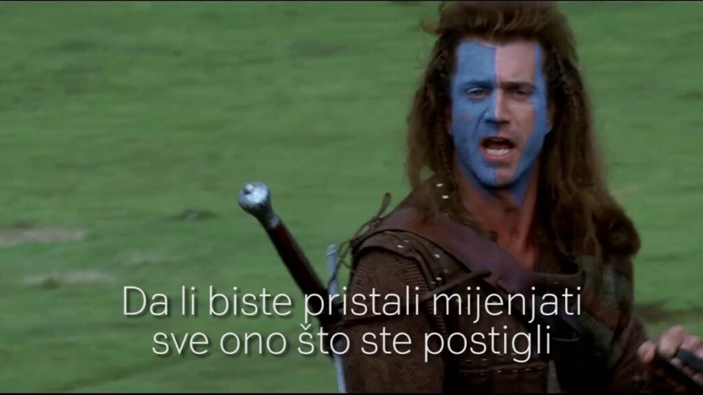 Zlatko Dalić drži motivacijski govor kao Hrabro srce