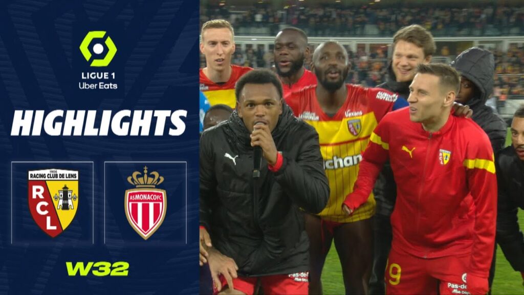 RC LENS - AS MONACO (3 - 0) - Highlights - (RCL - ASM) / 2022-2023