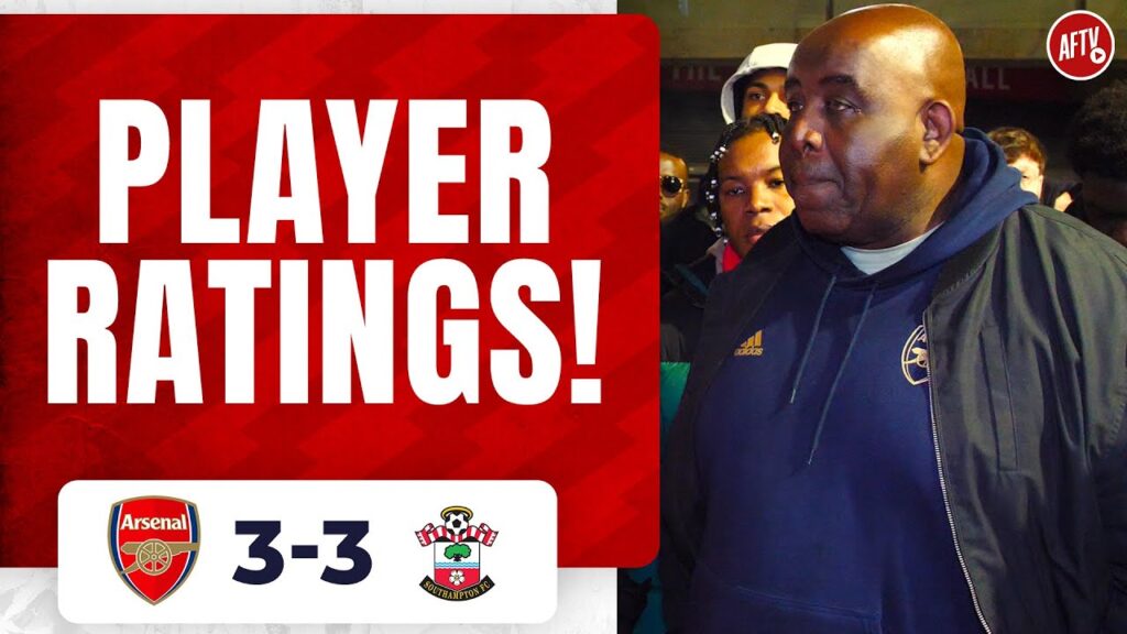 Arsenal 3-3 Southampton | Ramsdale's Worst Game! (Player Ratings)