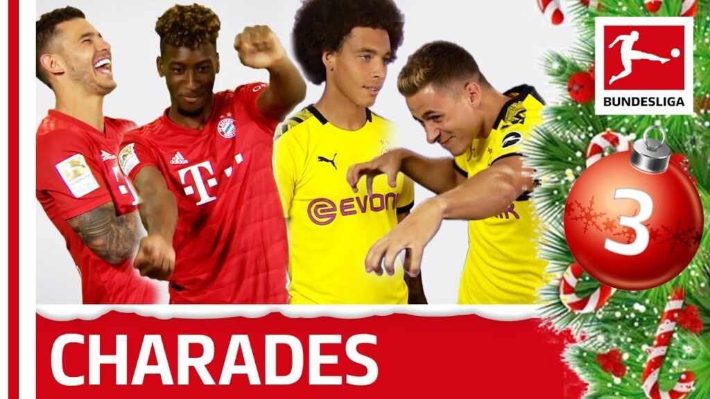 Coman & Hernandez vs. Witsel & Hazard – Charades Showdown – Bundesliga 2019 Advent Calendar 3 Coman & Hernandez vs. Witsel & Hazard - Charades Showdown - Bundesliga 2019 Advent Calendar 3