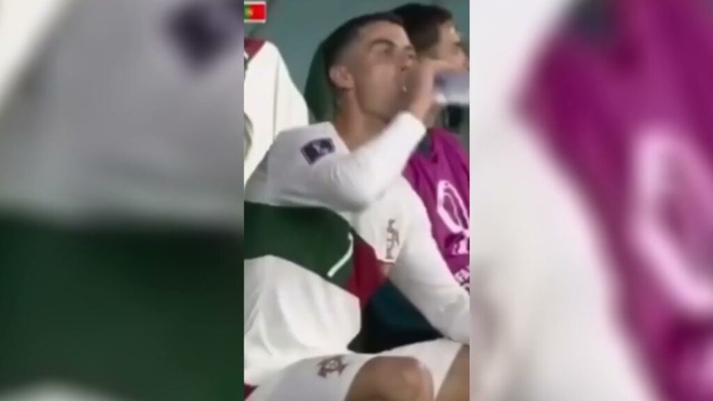 Ronaldo reaction after being subbed off | World Cup 2022: South Korea vs Portugal