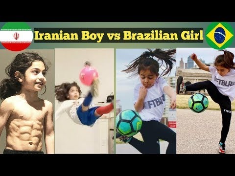 Arat Hosseini VS Ariana Dos Santos | Which one is best? | Super Kids | Pro Footballer