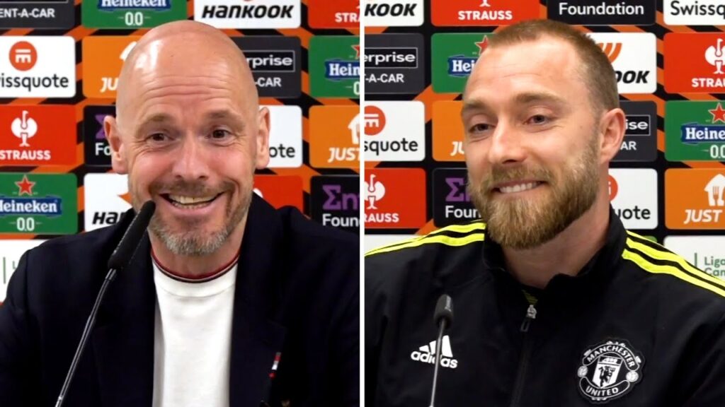 Erik ten Hag, Christian Eriksen FULL pre-match press conference | Sevilla v Manchester United