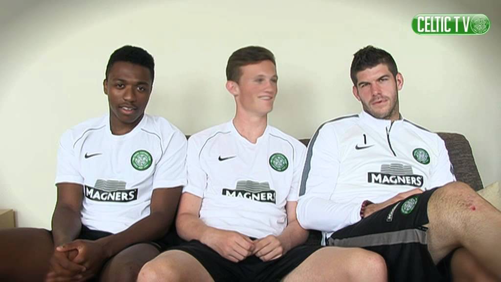 Celtic FC - Darnell Fisher, Liam Henderson & Fraser Forster Team-mates