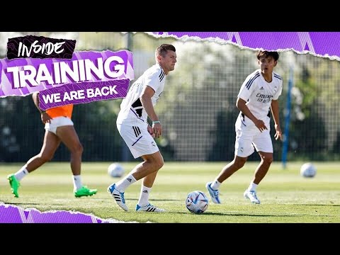 BACK TO TRAINING IN REAL MADRID CITY | Pre-season