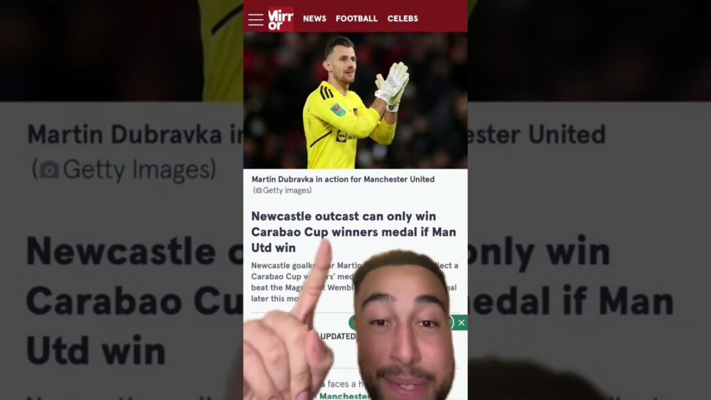 Nick pope red card ETH masterclass 🪄✨ (newcastle player suspended vs Man Utd in carabao cup final)