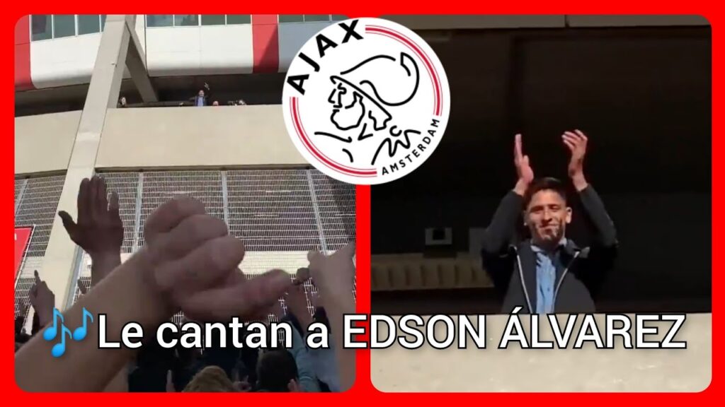 🚨Afición del AJAX le canta a EDSON ÁLVAREZ🎶 #Shorts