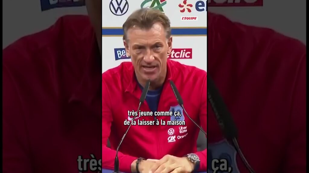 Hervé Renard : "Il faut donner une structure aux joueuses qui ont des enfants en bas âge" #shorts