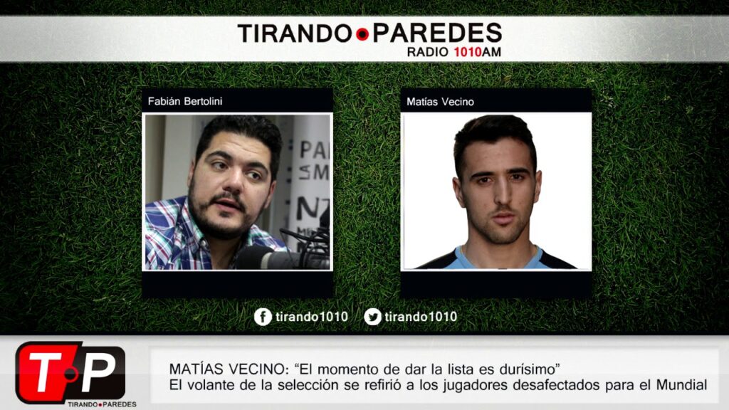 Matías Vecino: "El momento de dar la lista es durísimo"