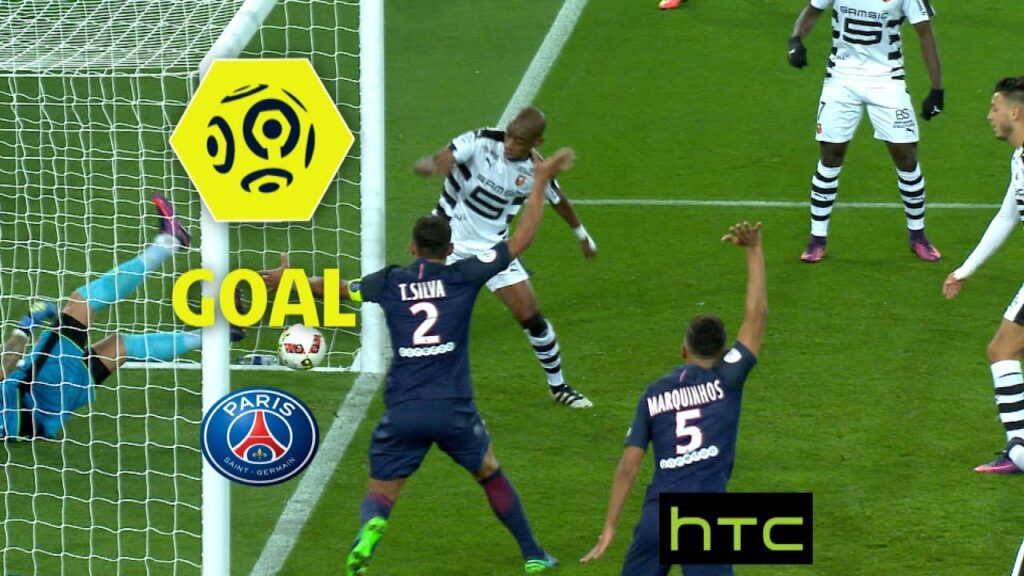 Goal Gelson FERNANDES (31' csc) / Paris Saint-Germain - Stade Rennais FC (4-0)/ 2016-17