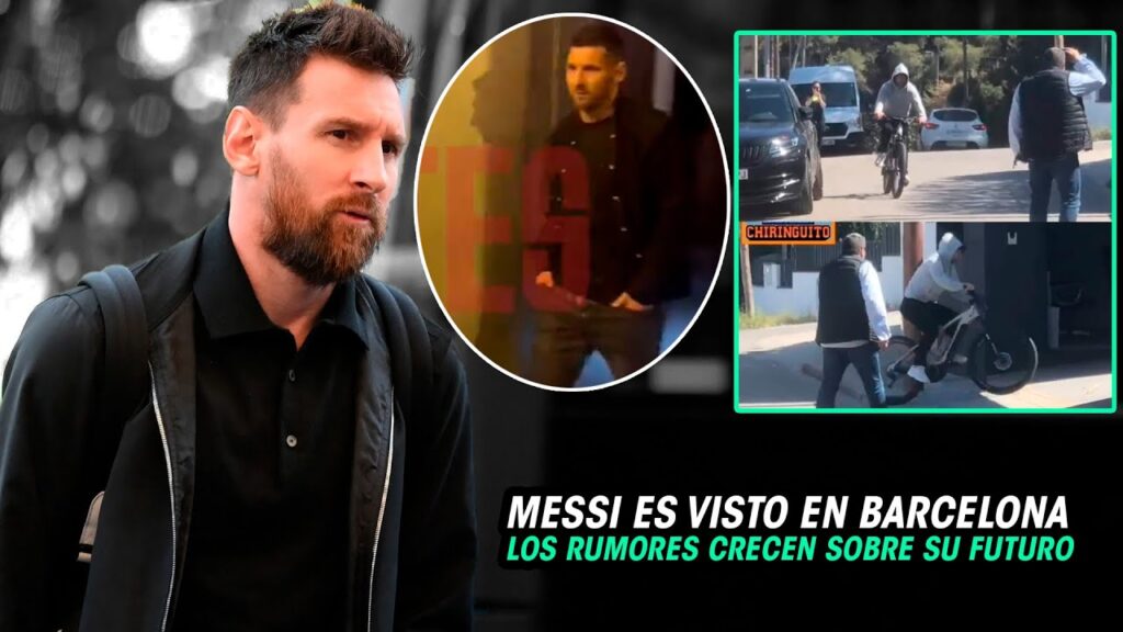 MESSI CAZADO por las CALLES de BARCELONA tras REUNIRSE con JORDI ALBA y SERGIO  BUSQUETS