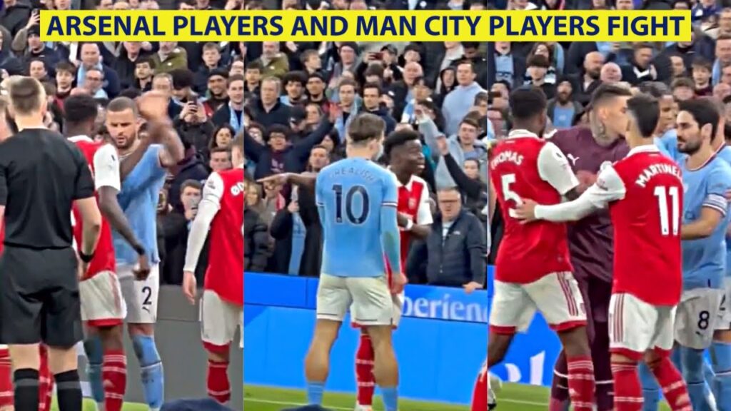 Bukayo Saka vs Ruben Dias FIGHT after Ben White was fouled by him!