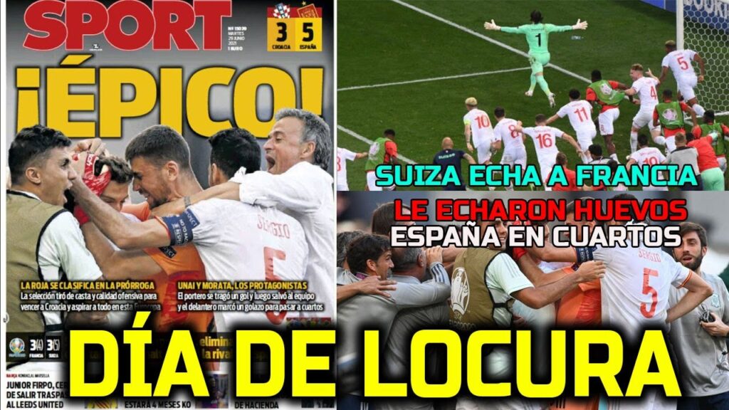DÍA DE LOCURA!!! UNAI SIMON PASA DE VILLANO A HÉROE Y LLEVA A ESPAÑA A CUARTOS | FRANCIA ELIMINADA!